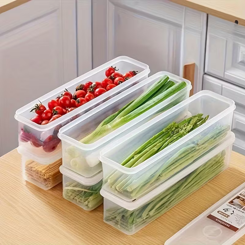 4pcs Bpa-Free Plastic Food Storage Container